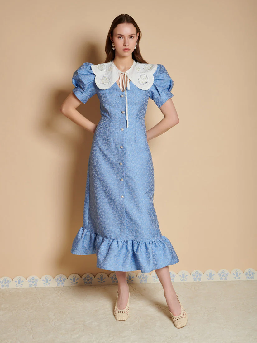 Alice Jacquard Midi Dress