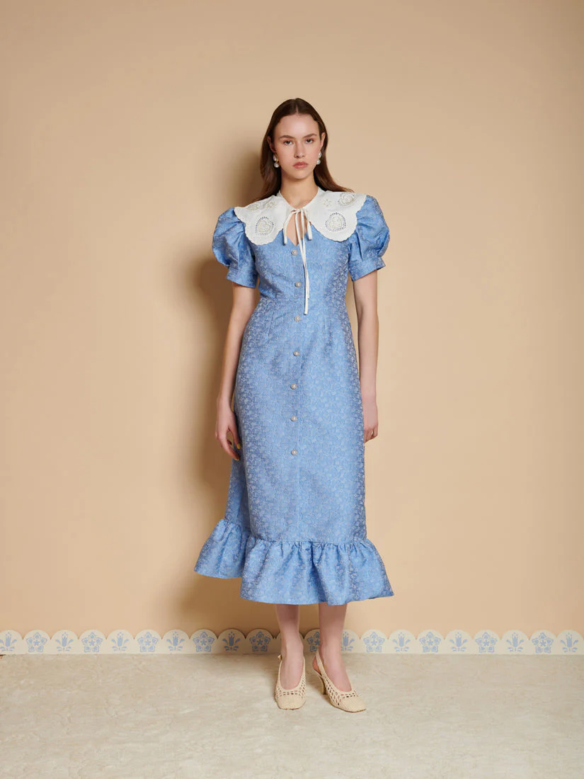 Alice Jacquard Midi Dress - Image 4