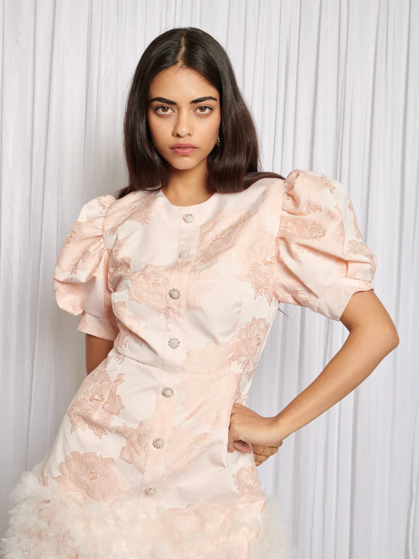Anemone Bloom Mini Dress - Image 5