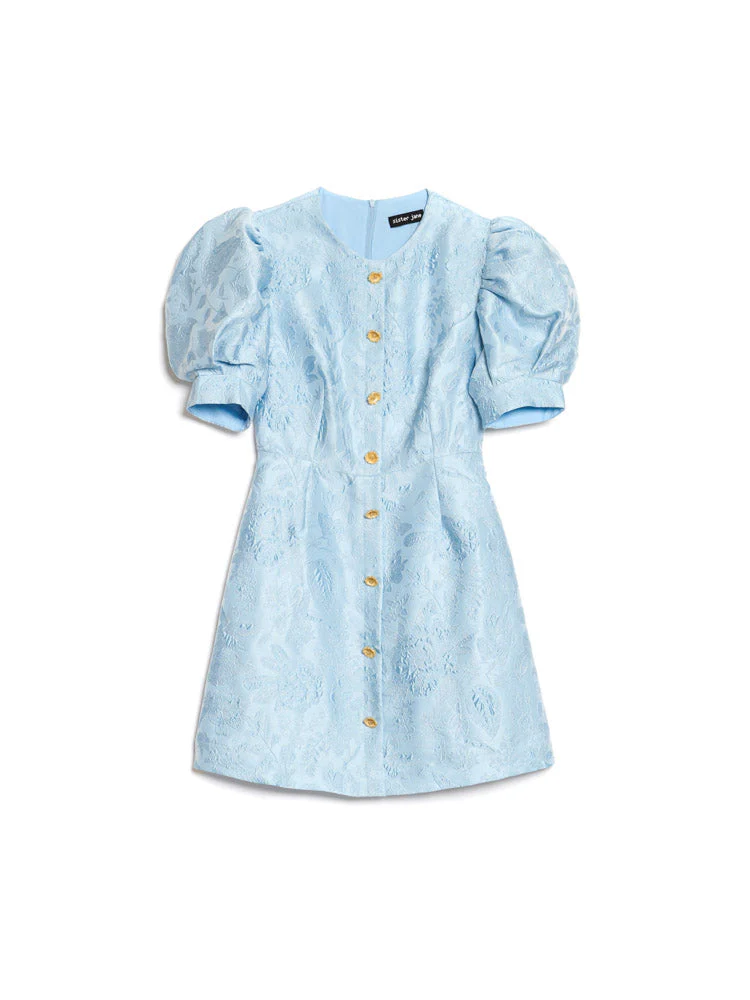 Angie Jacquard Mini Dress - Image 7