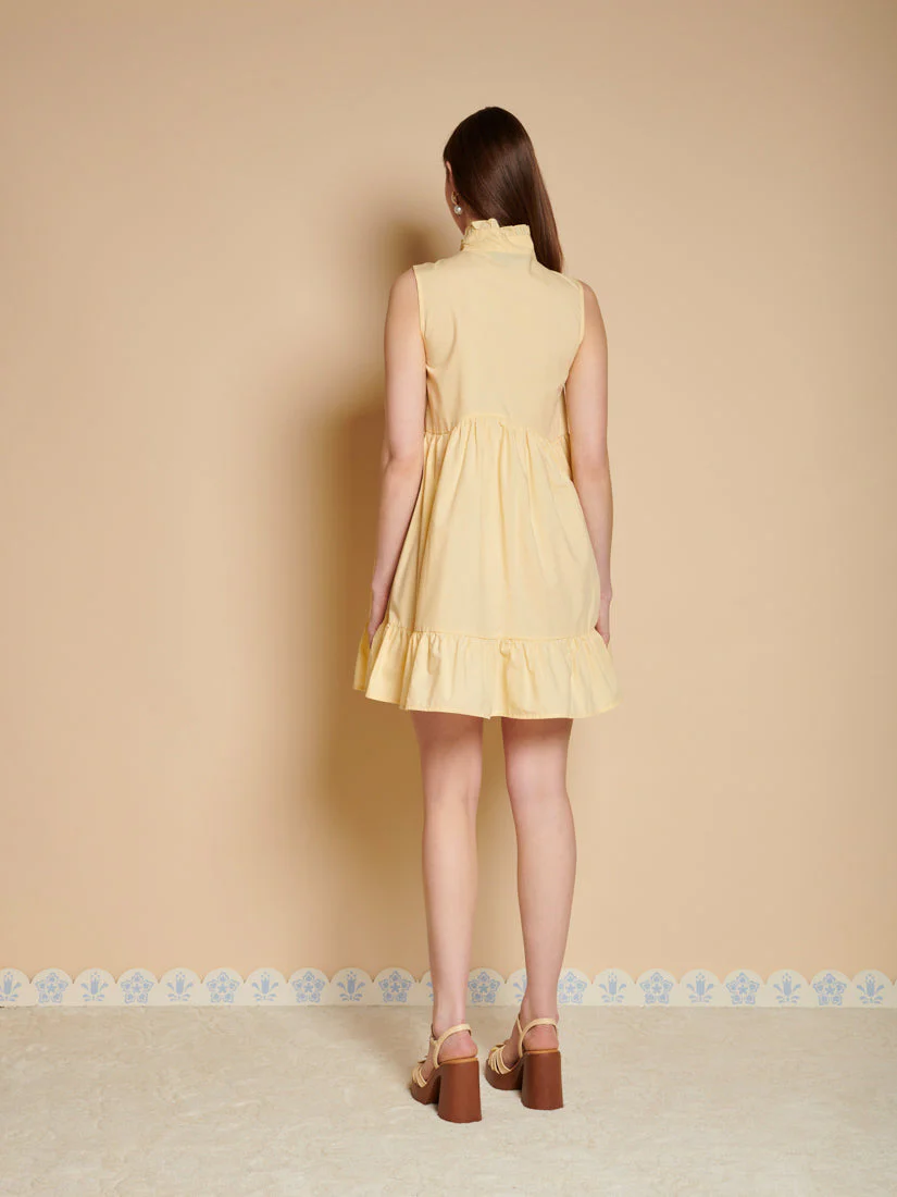 Buttermilk Bow Mini Dress - Image 3
