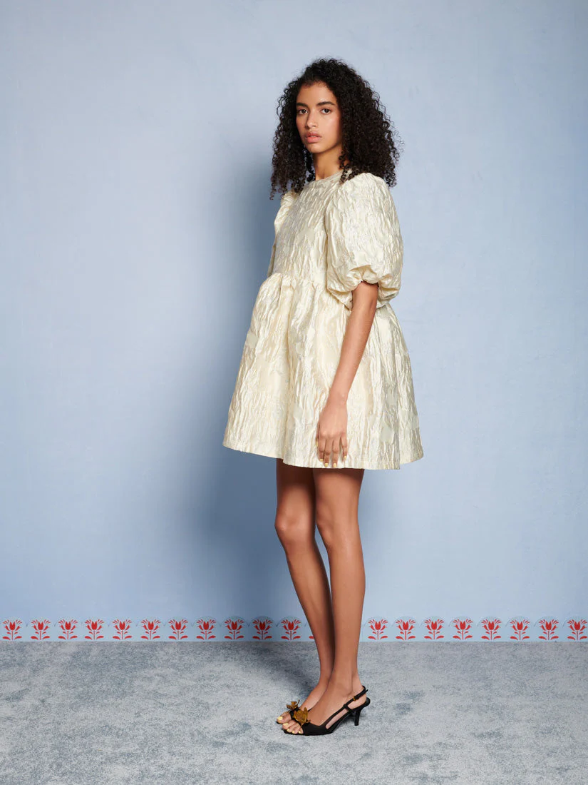 <b>DREAM</b> Chalk Jacquard Mini Dress - Image 2