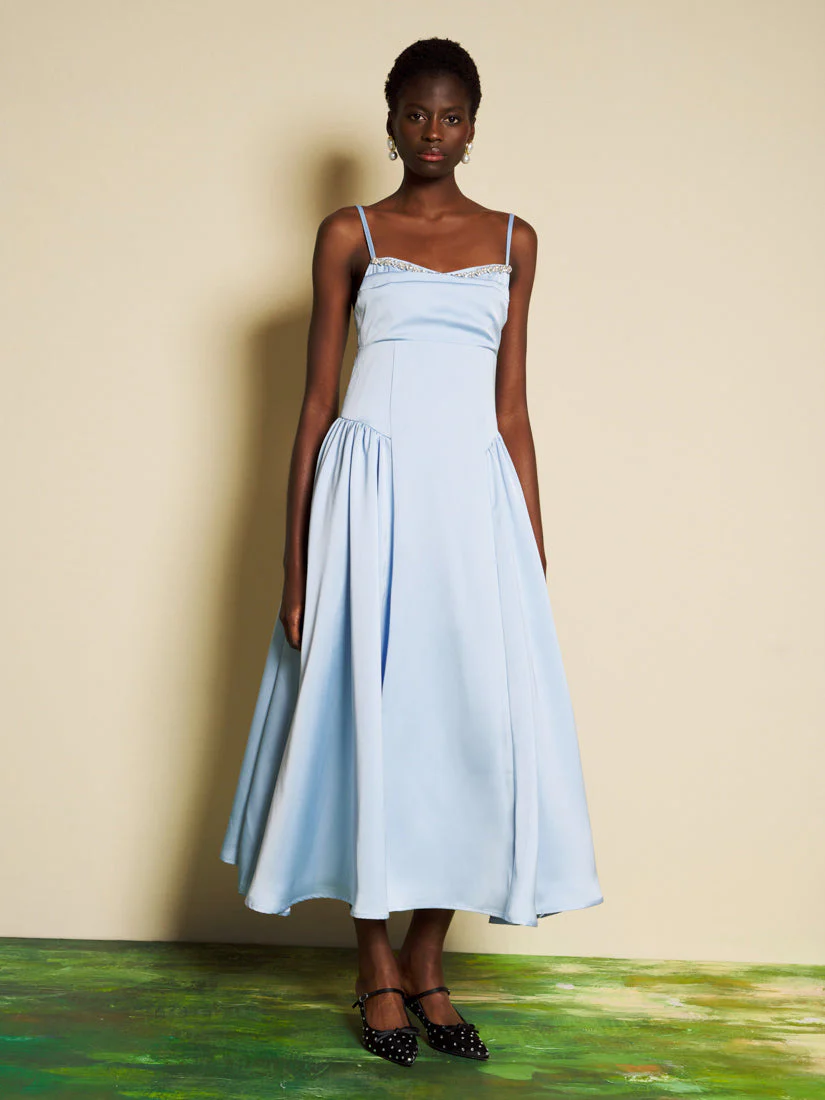 <b>DREAM</b> Ciel Satin Midi Dress