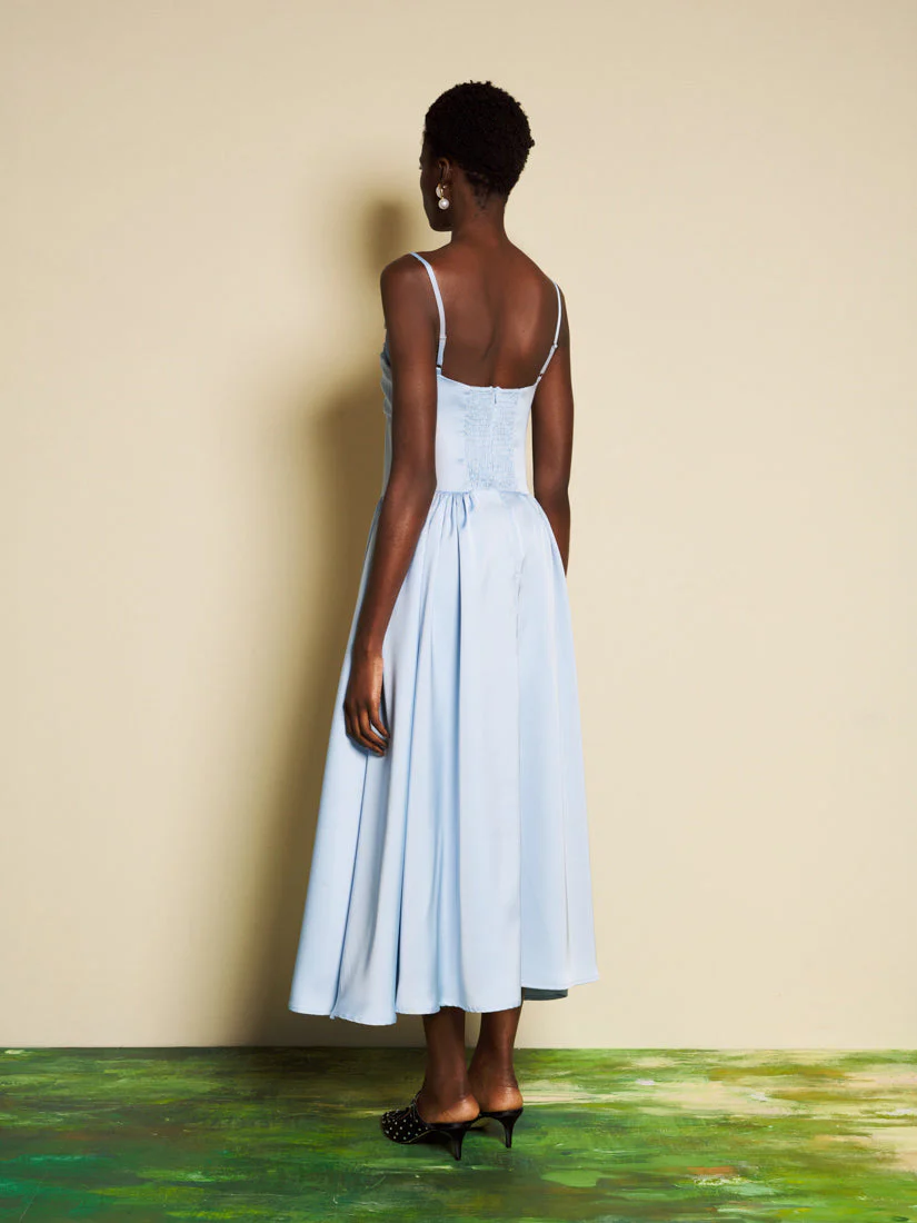 <b>DREAM</b> Ciel Satin Midi Dress - Image 3