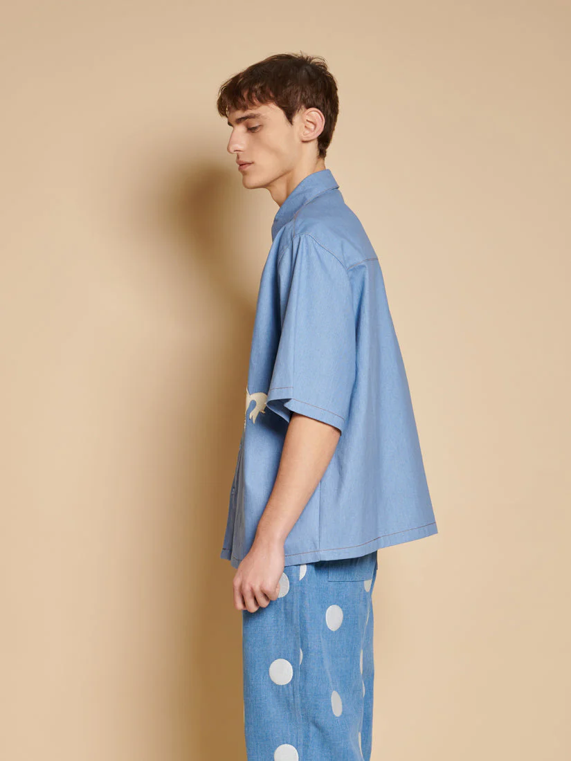 Dala Applique Boxy Shirt - Image 5