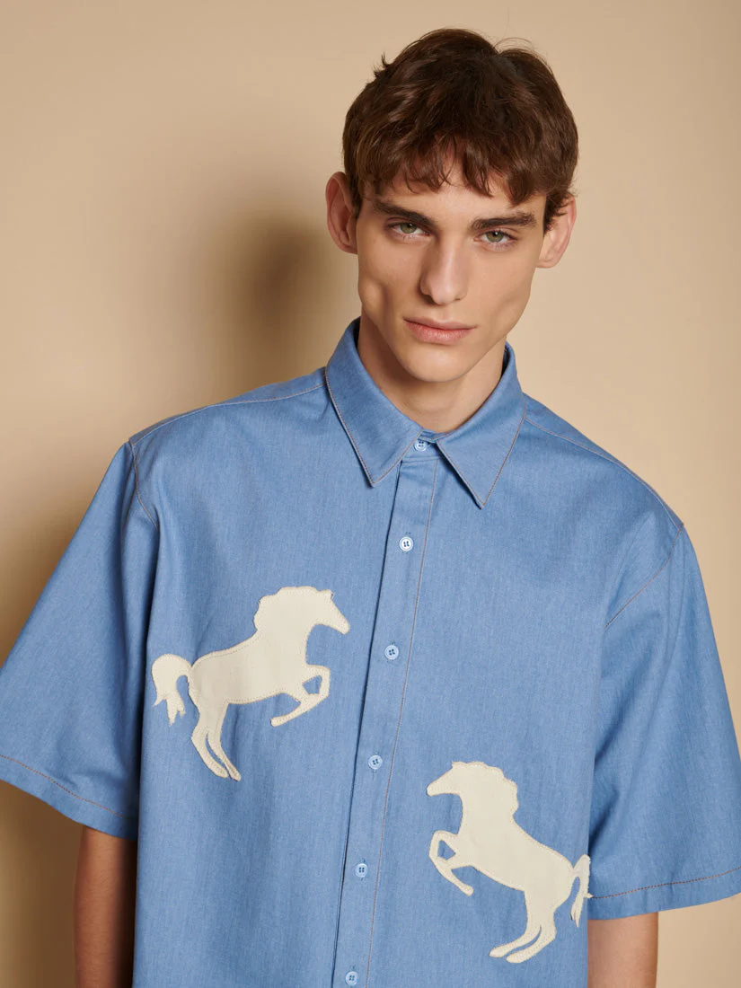 Dala Applique Boxy Shirt - Image 7