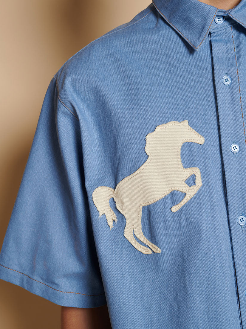 Dala Applique Boxy Shirt - Image 8