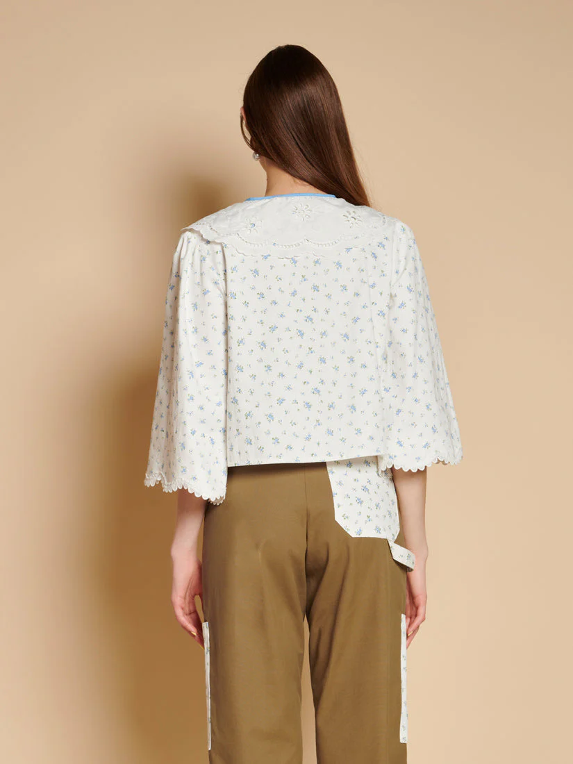 Dalarna Ditsy Bow Top - Image 3