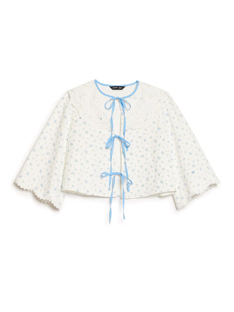 Dalarna Ditsy Bow Top - Image 7