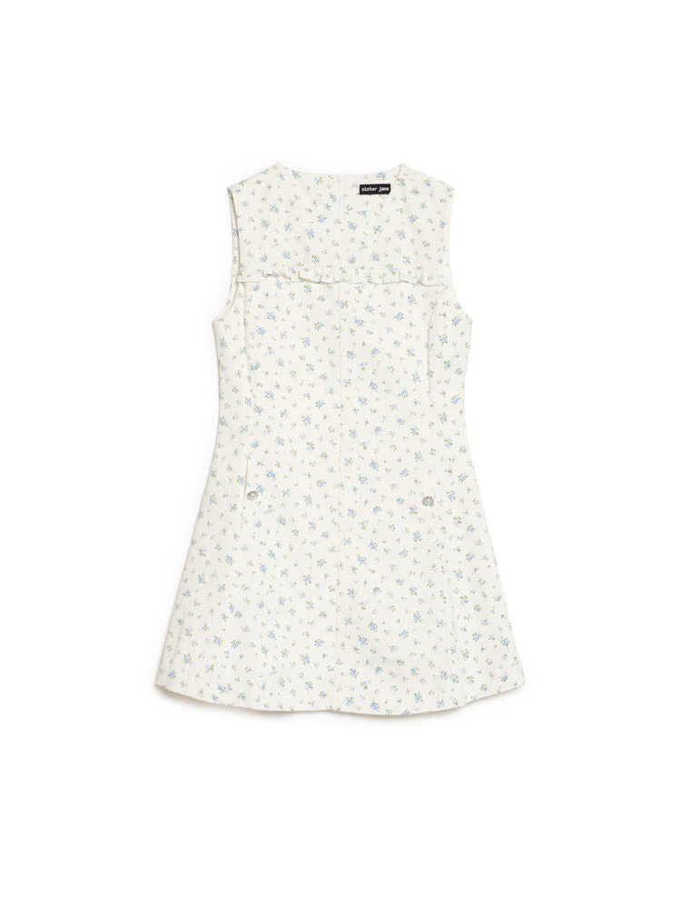 Dalarna Ditsy Mini Dress - Image 7