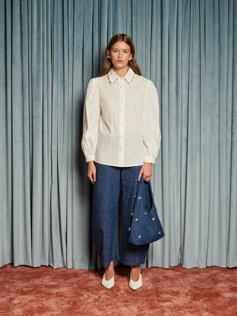 Daze Embellished Denim Jeans - Image 4