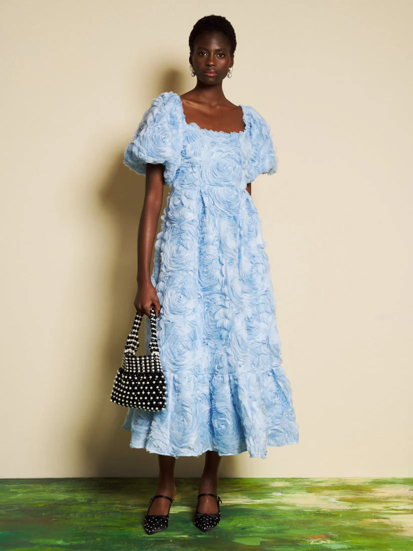 <b>DREAM</b> Dewdrop Tulle Maxi Dress