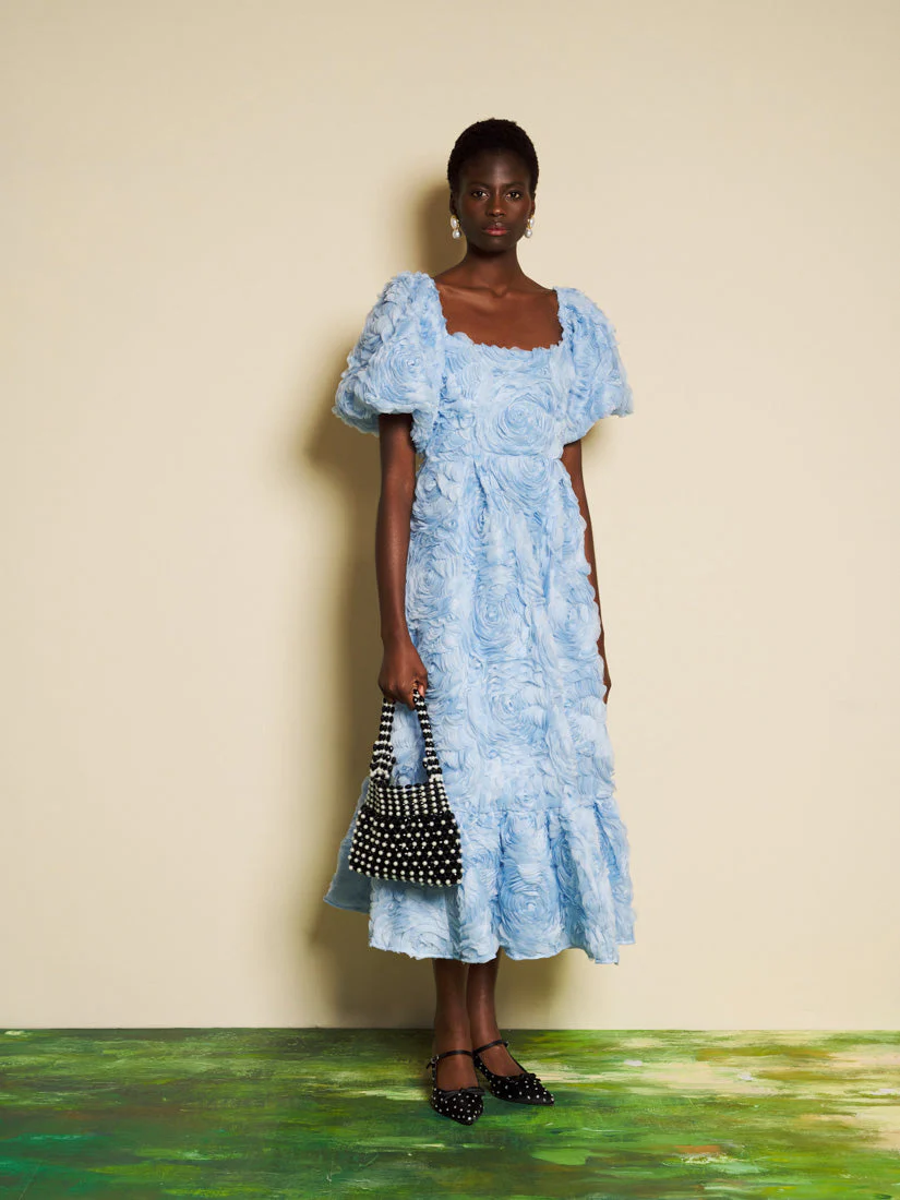 <b>DREAM</b> Dewdrop Tulle Maxi Dress - Image 4