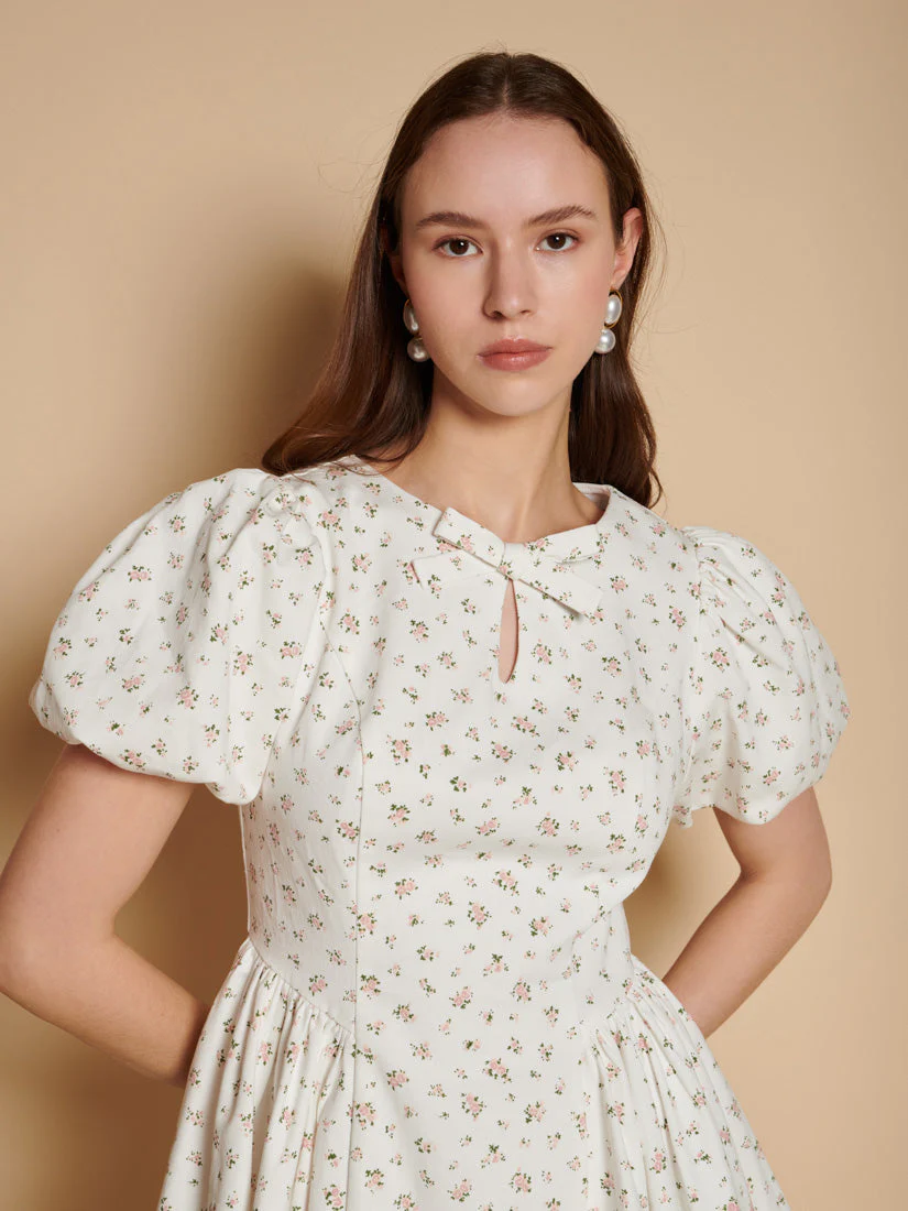 Elin Ditsy Mini Dress - Image 5