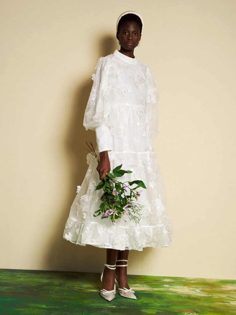 <b>DREAM</b> Fleur Blanche Embellished Maxi Dress