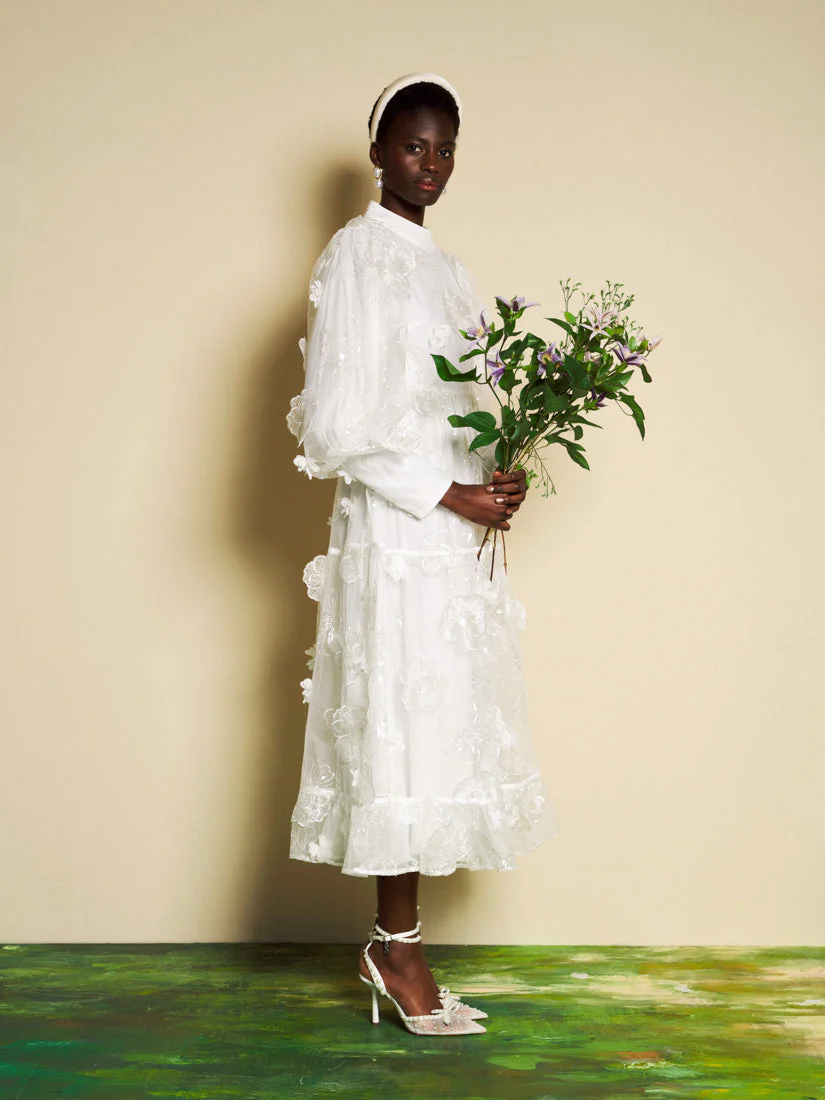 <b>DREAM</b> Fleur Blanche Embellished Maxi Dress - Image 2