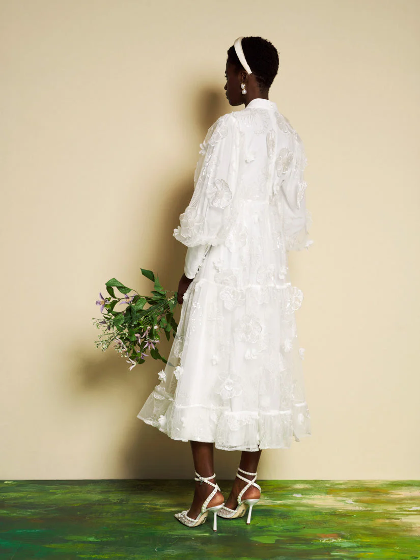 <b>DREAM</b> Fleur Blanche Embellished Maxi Dress - Image 3