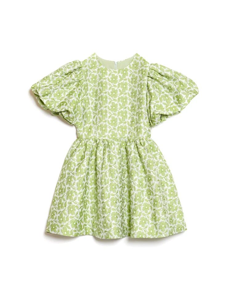 Freja Jacquard Mini Dress - Image 7