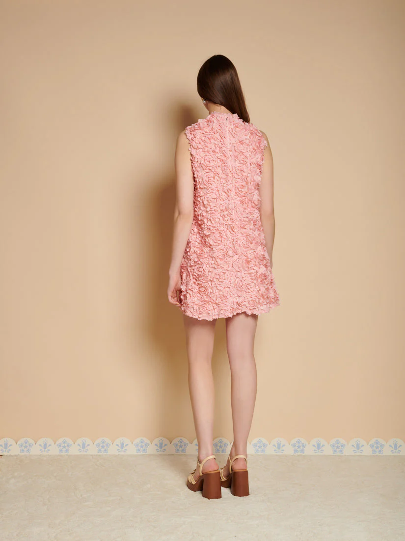 Garland Organza Mini Dress - Image 3