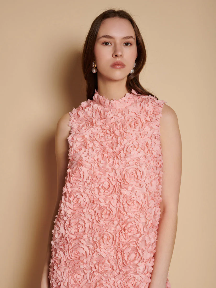 Garland Organza Mini Dress - Image 5
