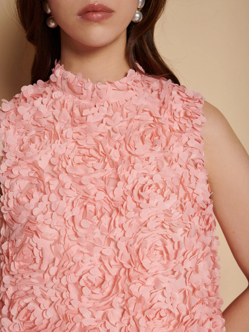 Garland Organza Mini Dress - Image 6