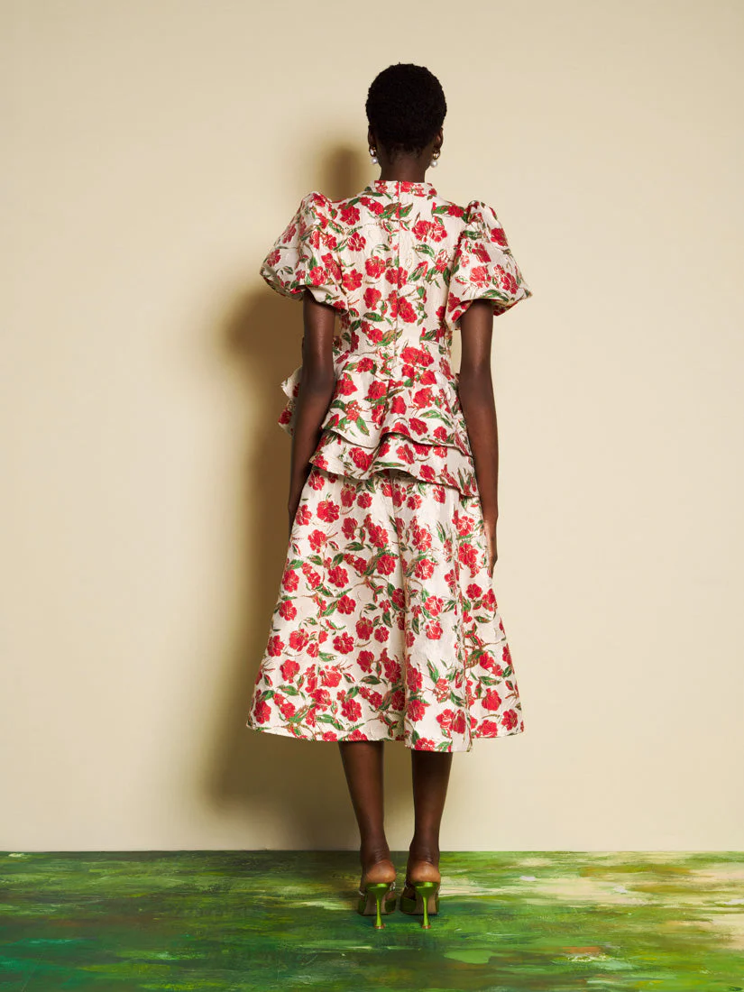 <b>DREAM</b> Giverny Jacquard Midi Dress - Image 3