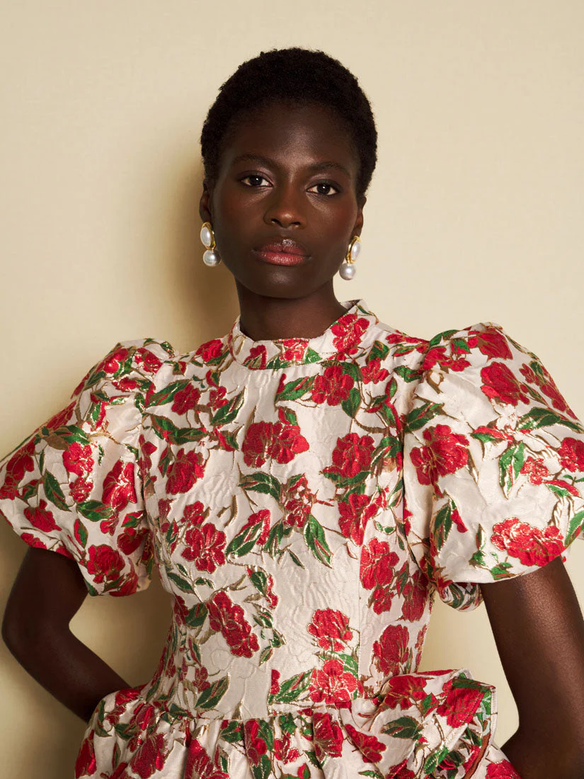 <b>DREAM</b> Giverny Jacquard Midi Dress - Image 6