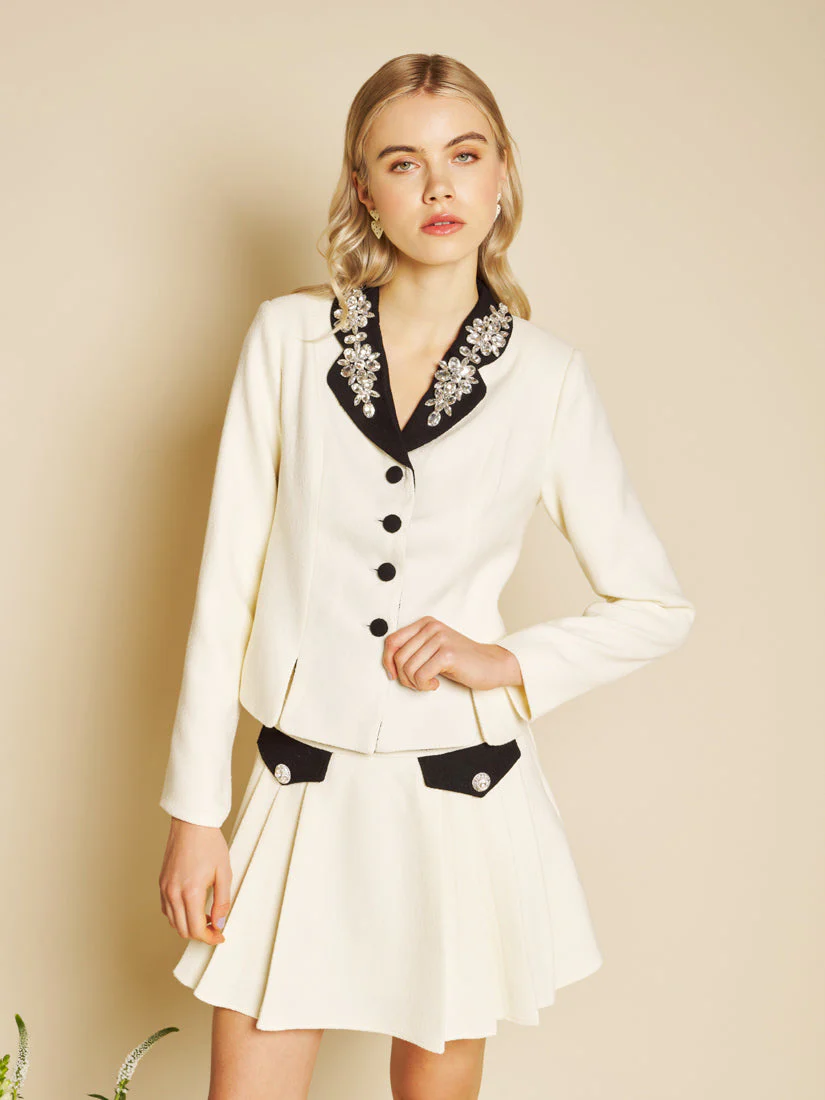 Hélène Boucle Fitted Blazer