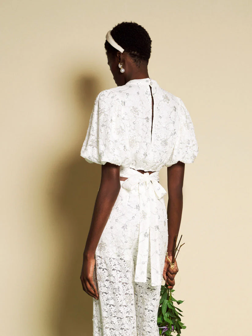 <b>DREAM</b> Jardin Sequin Lace Top - Image 3
