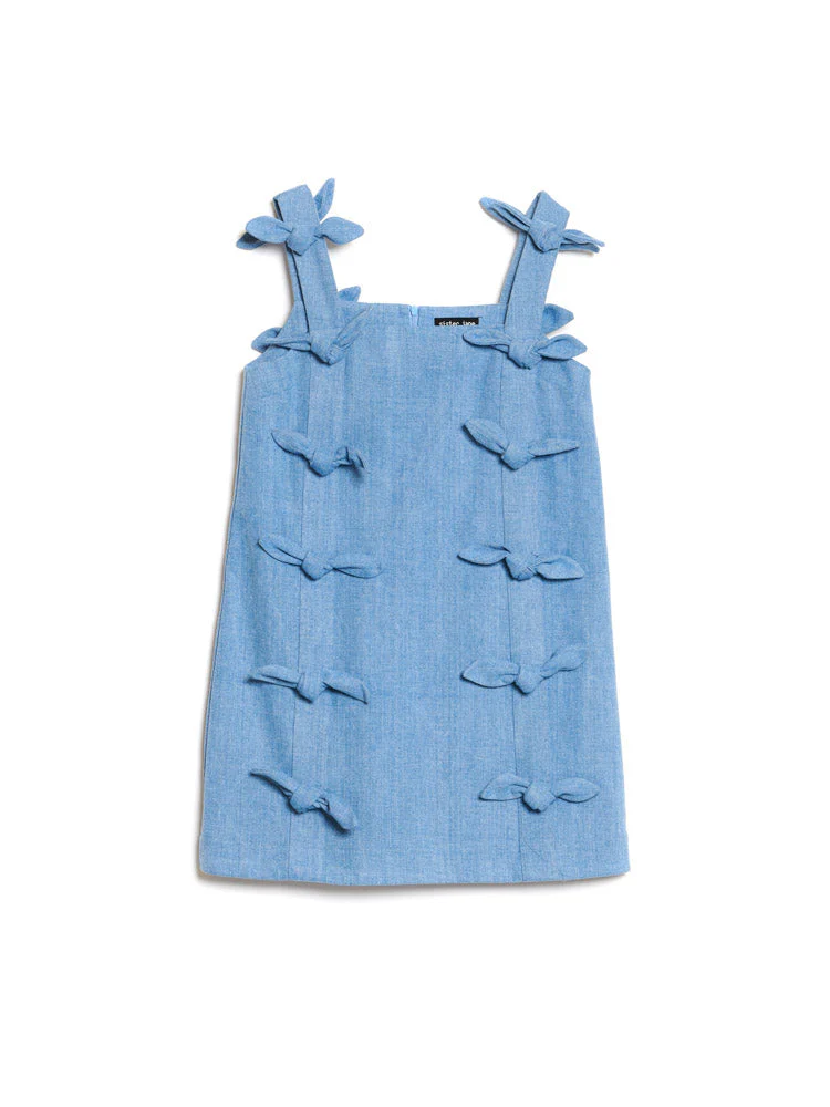 Larsson Bow Mini Dress - Image 7