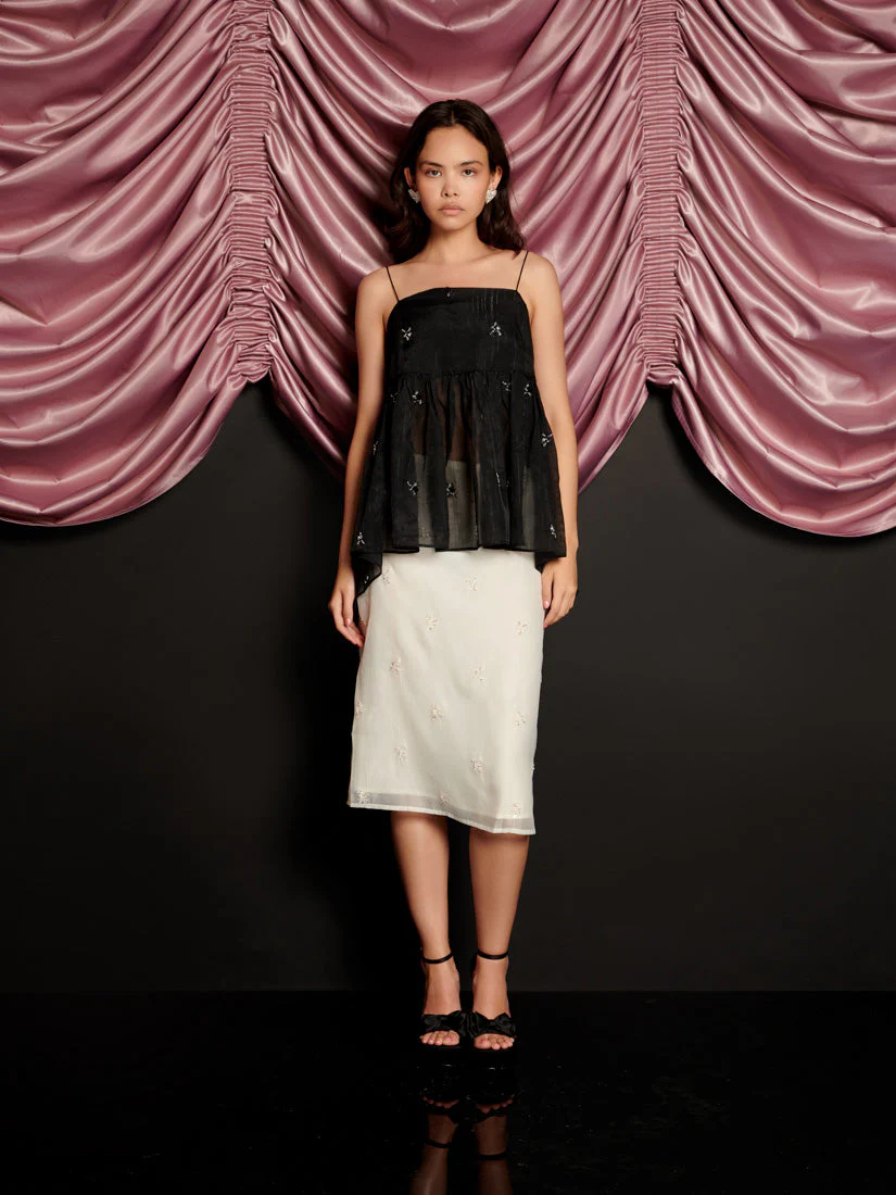 Lola Embellished Midi Skirt - Image 4