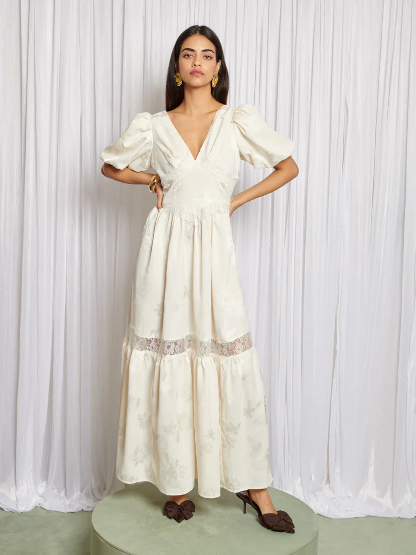 Luna Lace Trim Dress