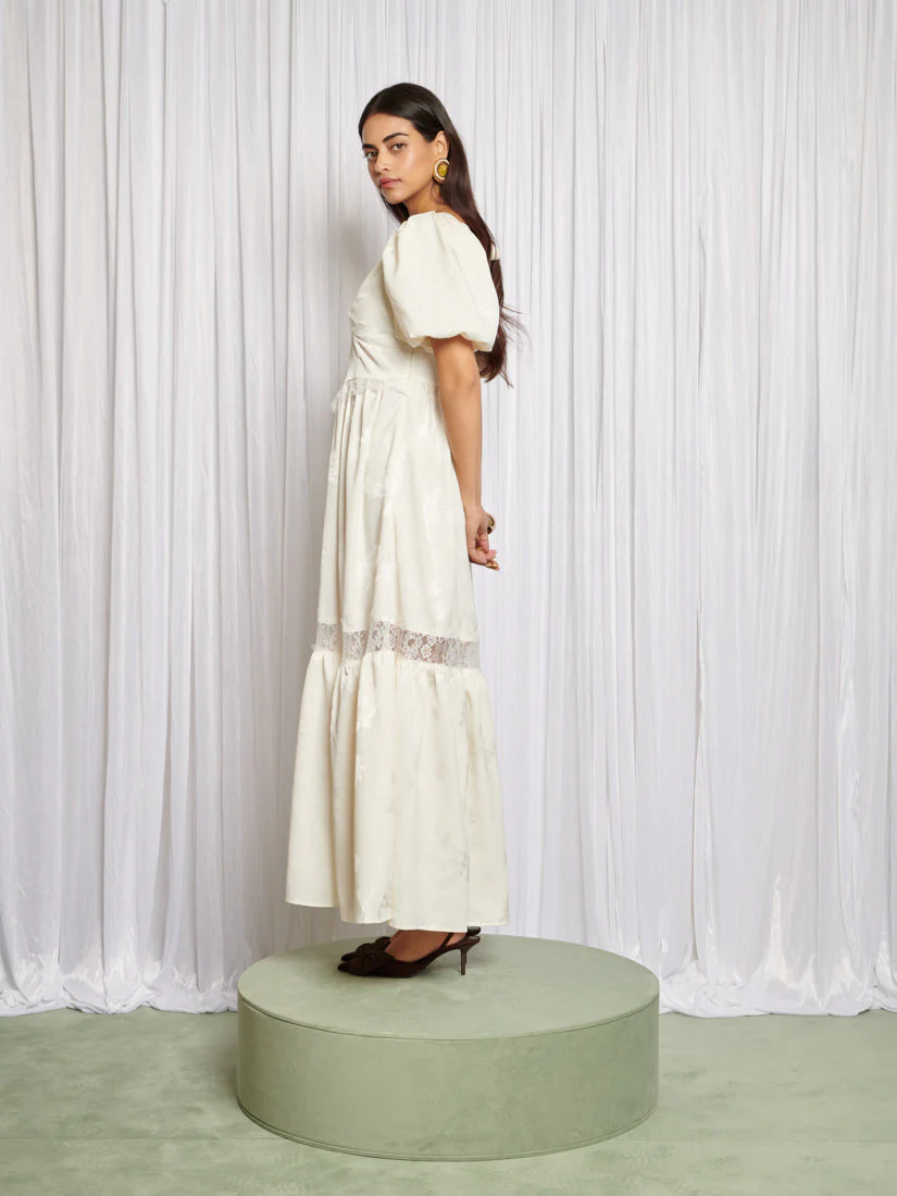 Luna Lace Trim Dress - Image 3