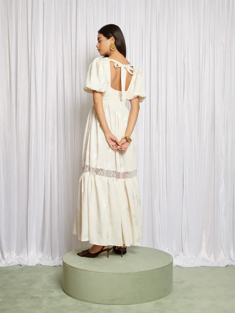 Luna Lace Trim Dress - Image 4