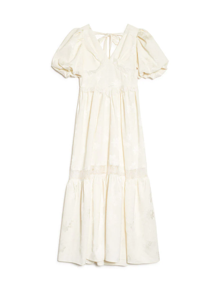 Luna Lace Trim Dress - Image 7