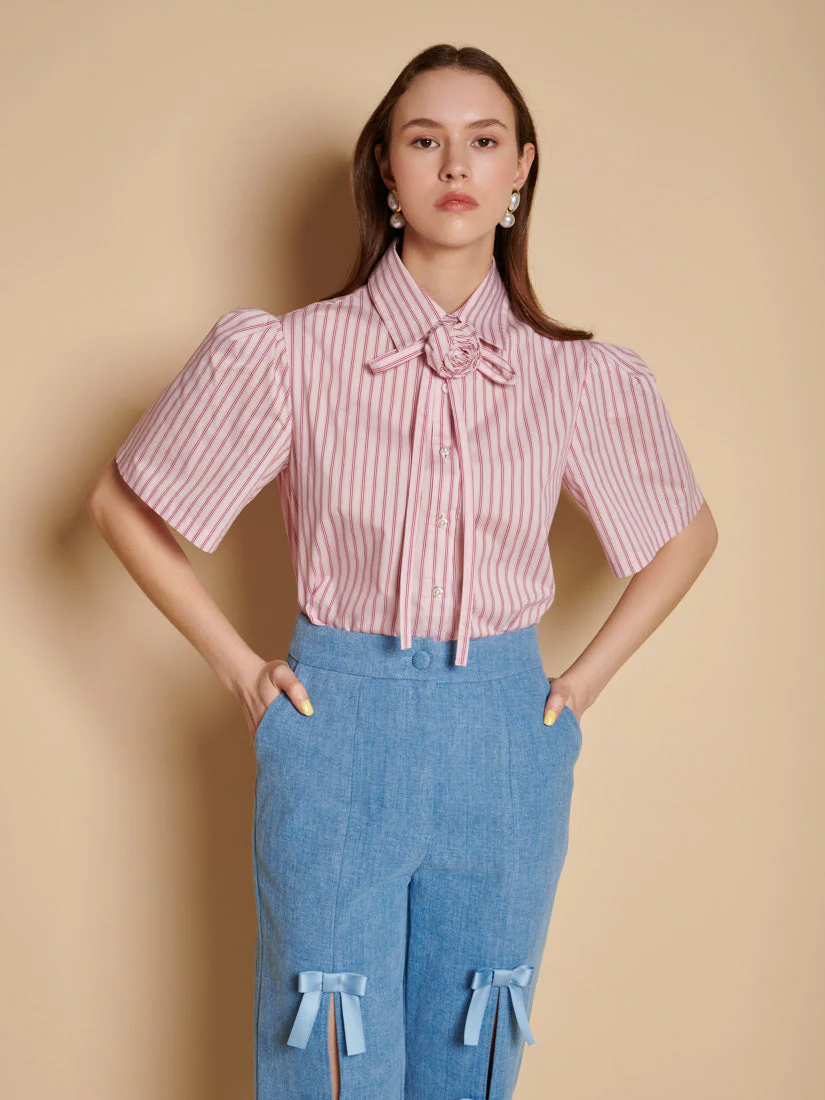 Marta Stripe Boxy Shirt
