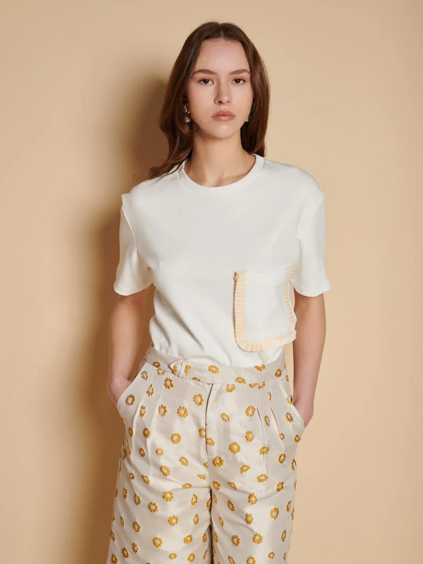 Norr Pleat Pocket T-shirt - Image 3