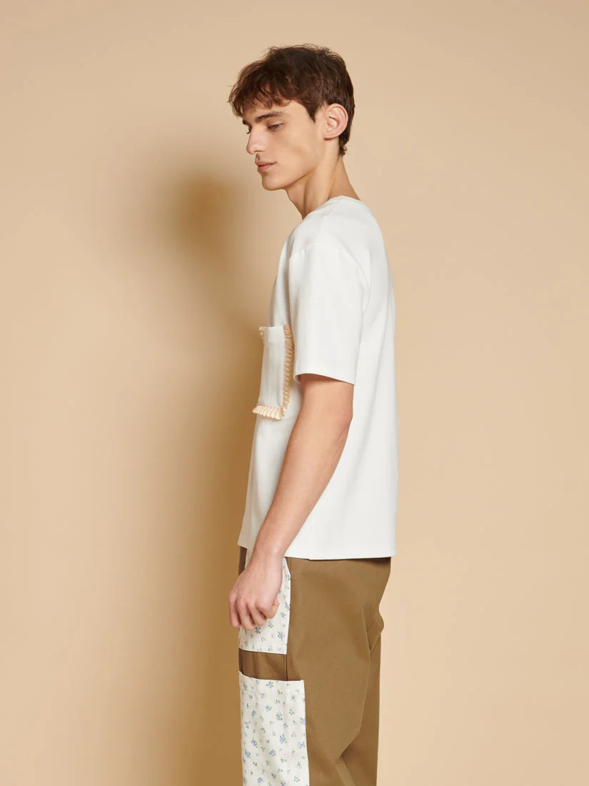 Norr Pleat Pocket T-shirt - Image 5