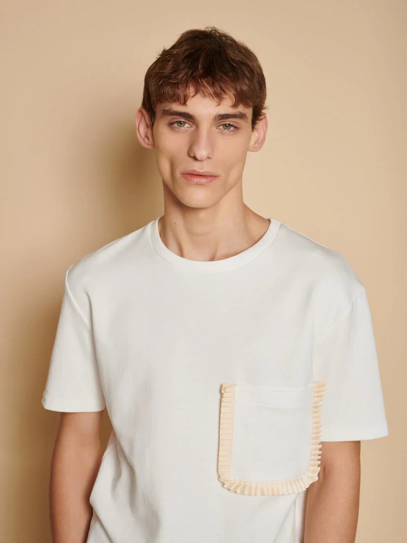 Norr Pleat Pocket T-shirt - Image 7