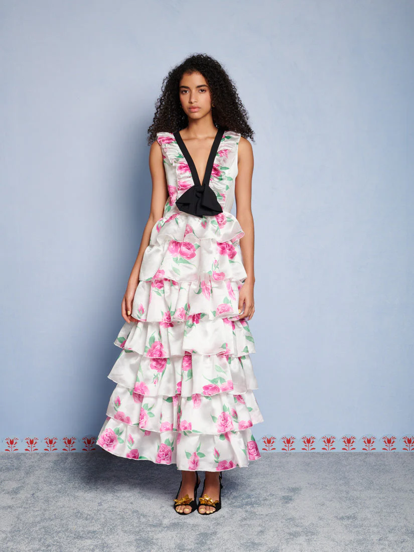 <b>DREAM</b> Pernilla Floral Ruffle Maxi Dress - Image 4