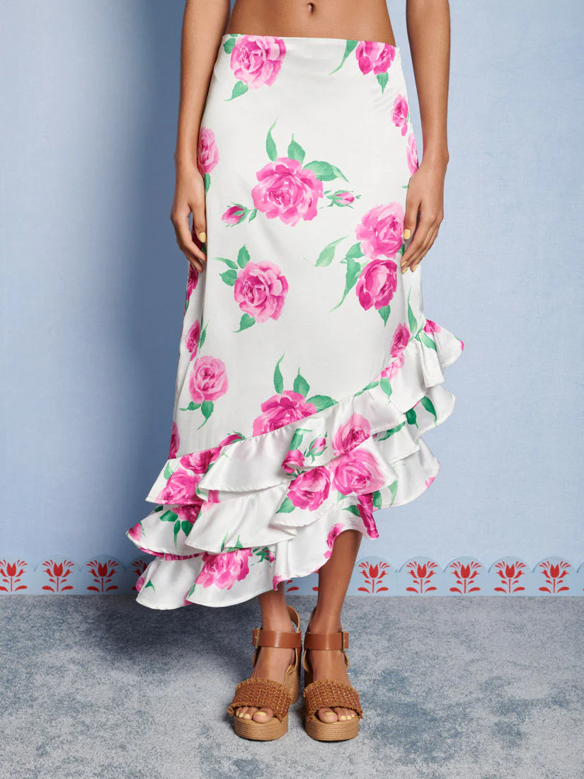 <b>DREAM</b> Pernilla Floral Ruffle Skirt