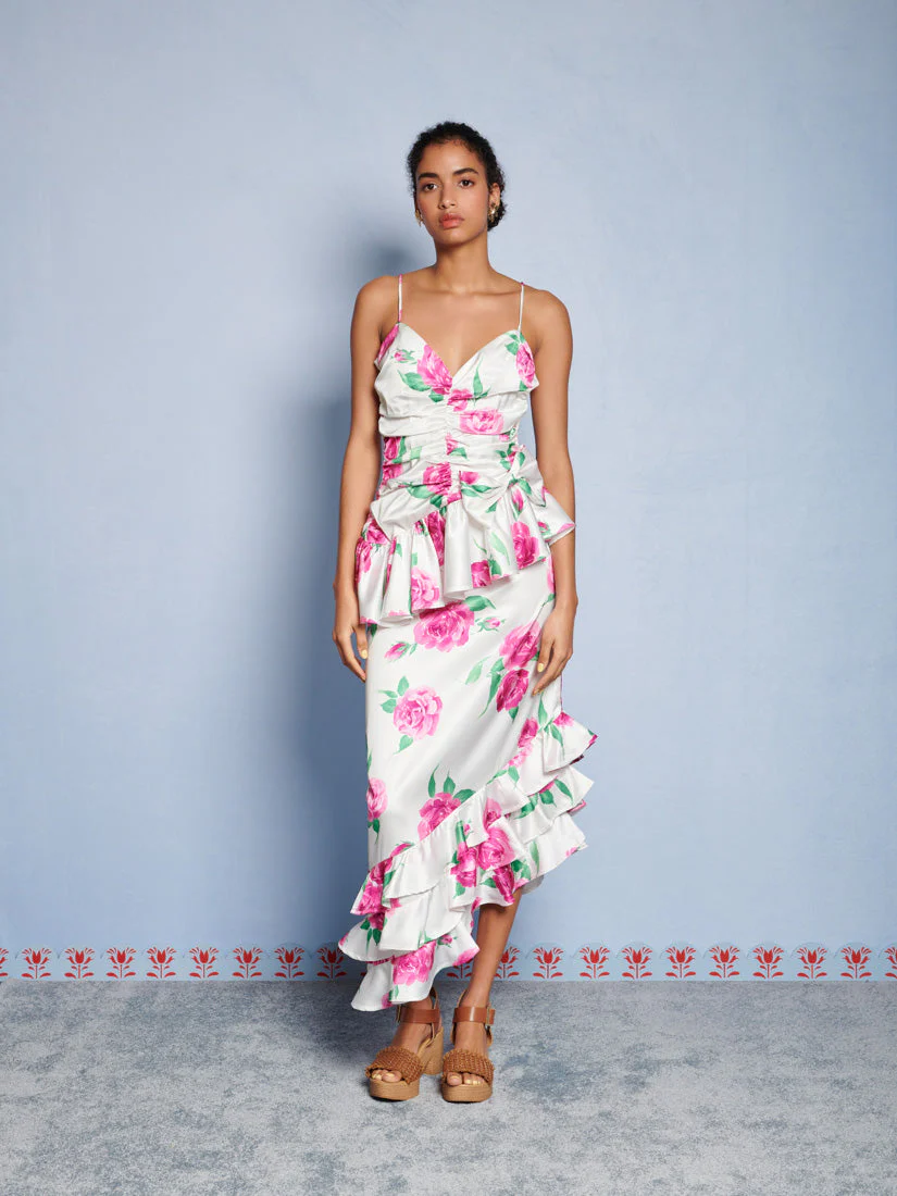 <b>DREAM</b> Pernilla Floral Ruffle Top - Image 4