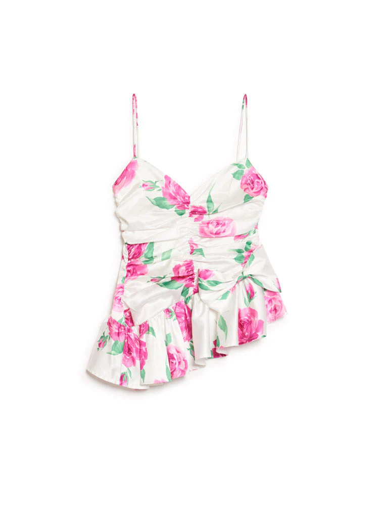 <b>DREAM</b> Pernilla Floral Ruffle Top - Image 7