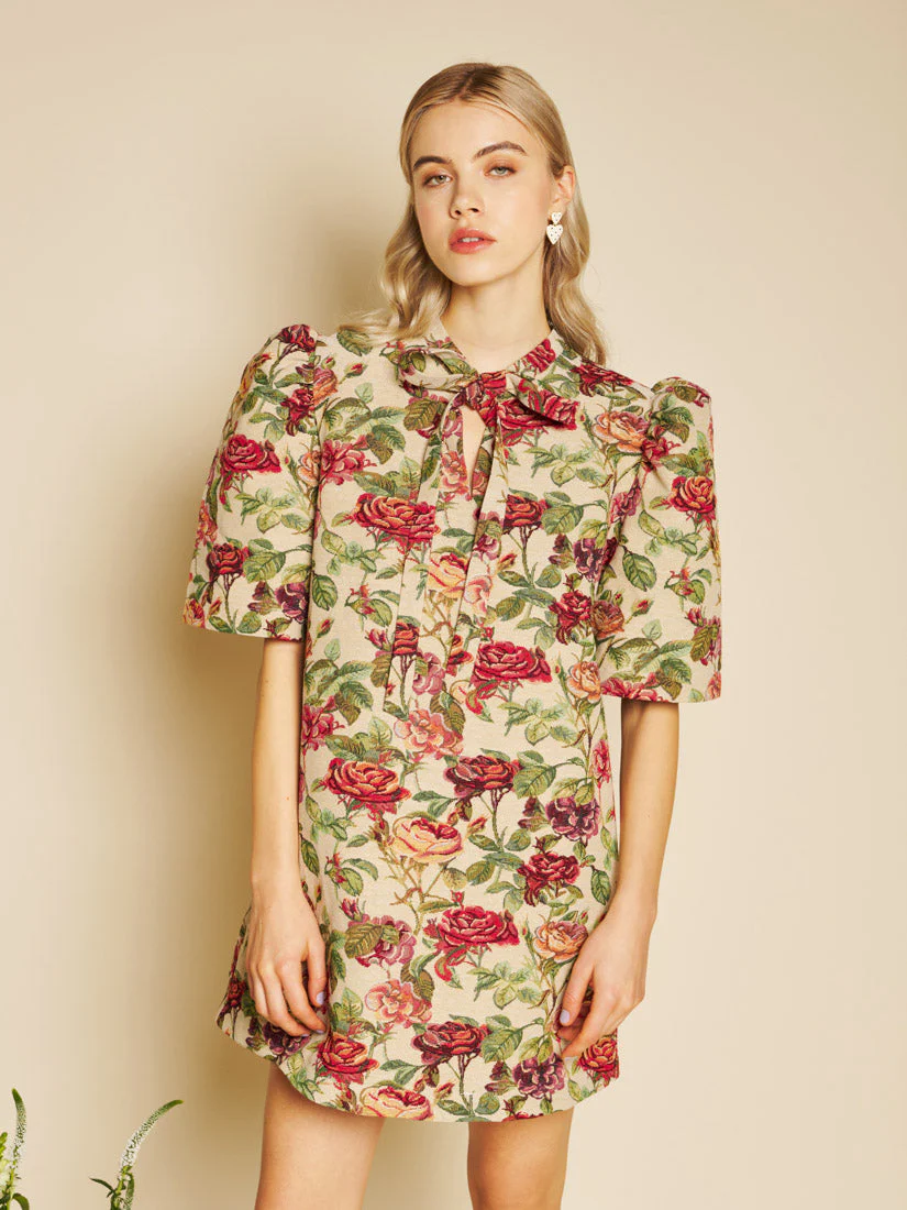 Petunia Tapestry Mini Dress