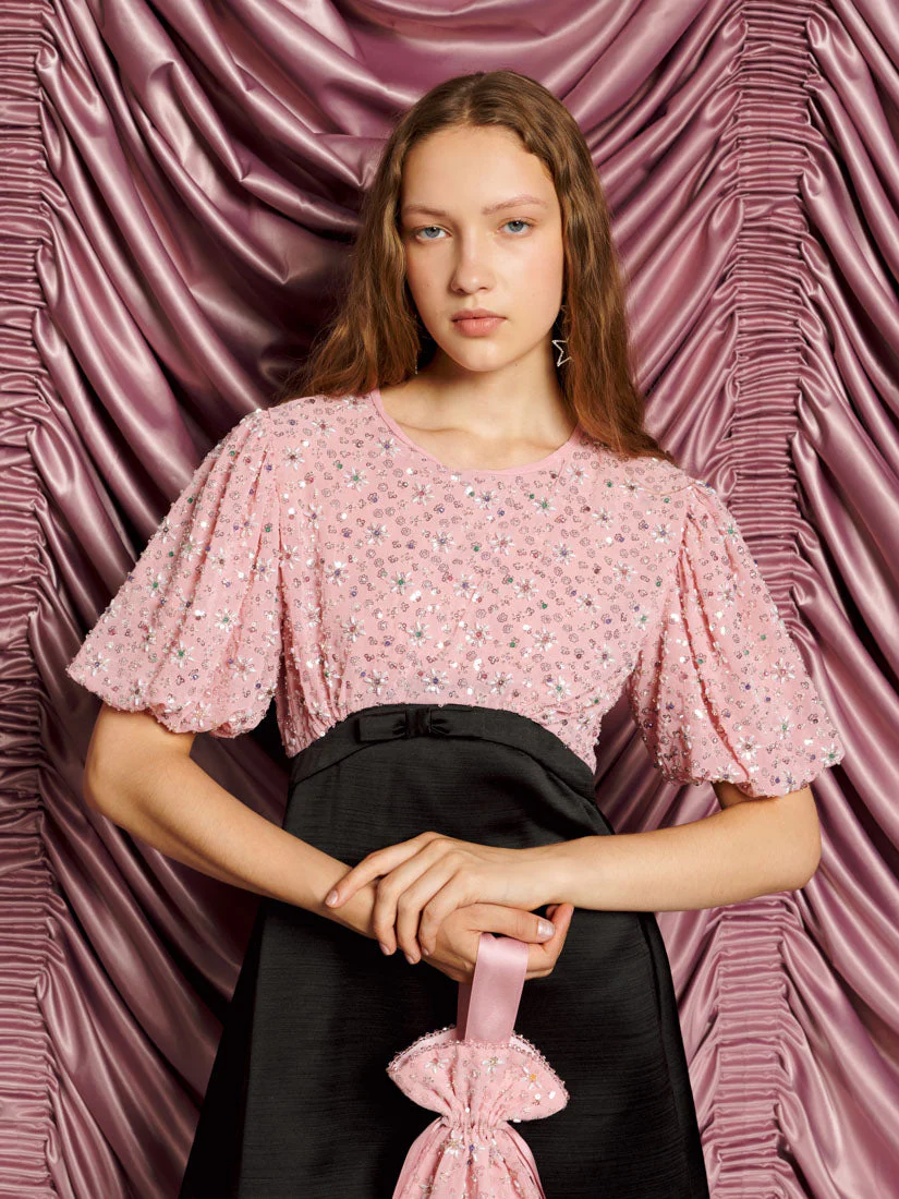 <b>DREAM</b> Pink Parade Embellished Mini Dress - Image 5