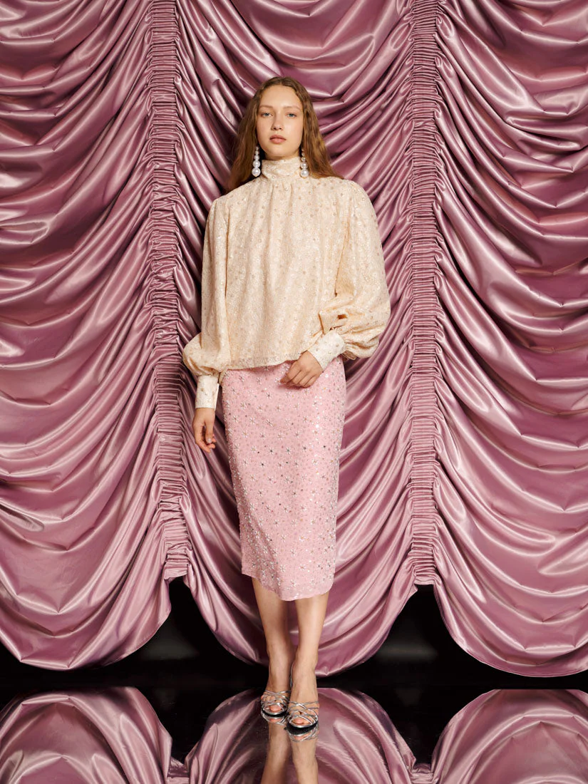 <b>DREAM</b> Pink Parade Embellished Skirt - Image 4
