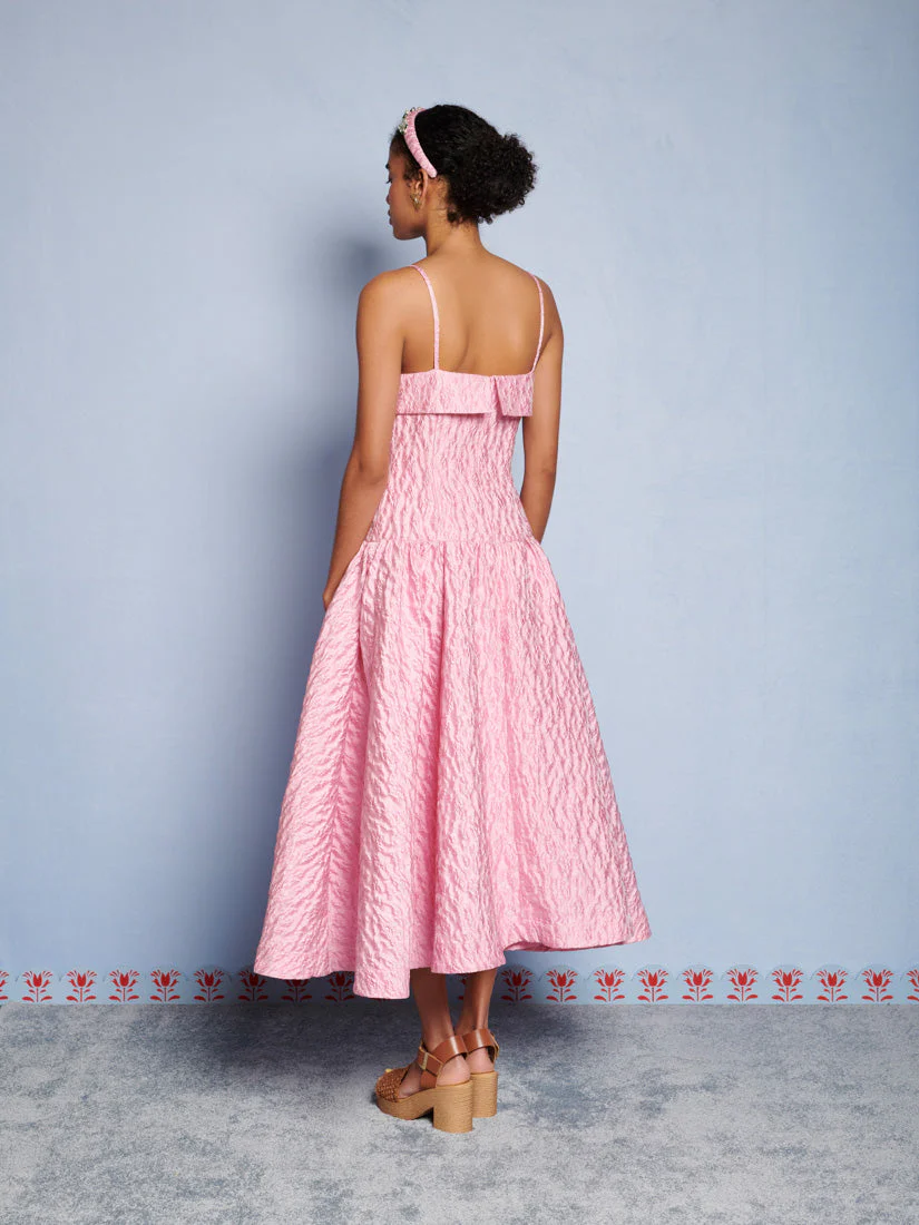 <b>DREAM</b> Posy Jacquard Midi Dress - Image 3