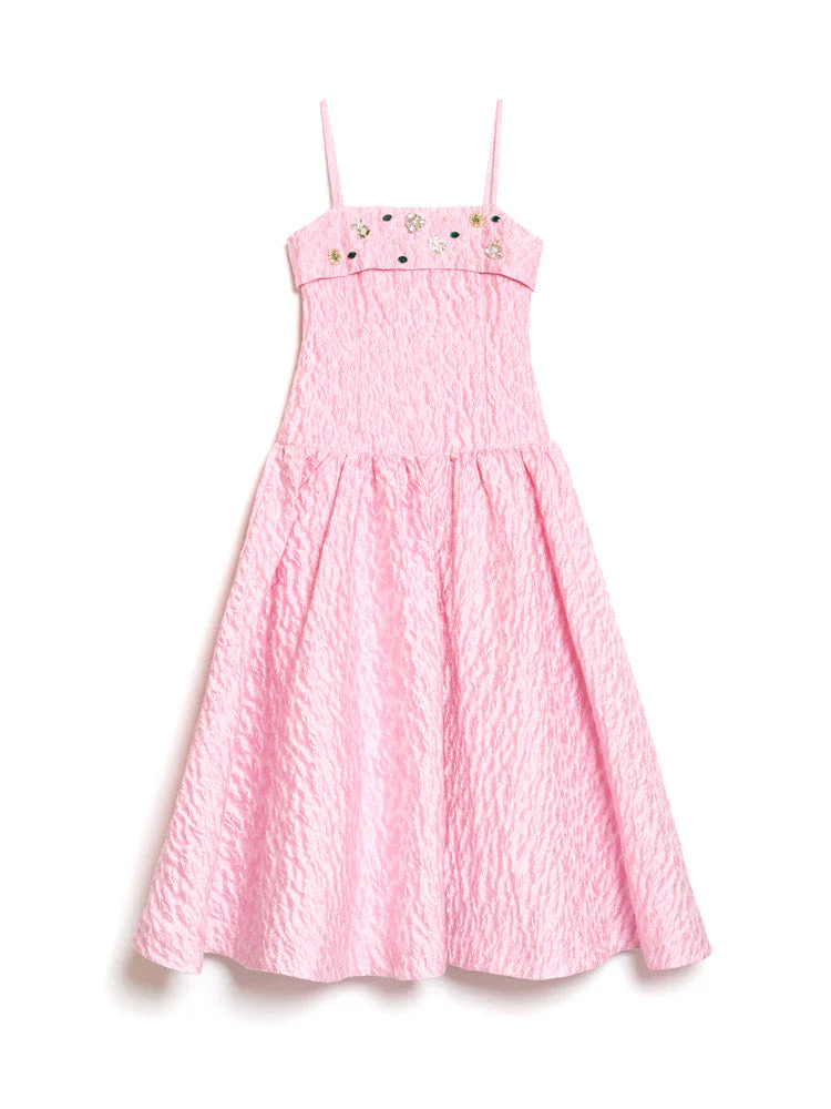 <b>DREAM</b> Posy Jacquard Midi Dress - Image 7