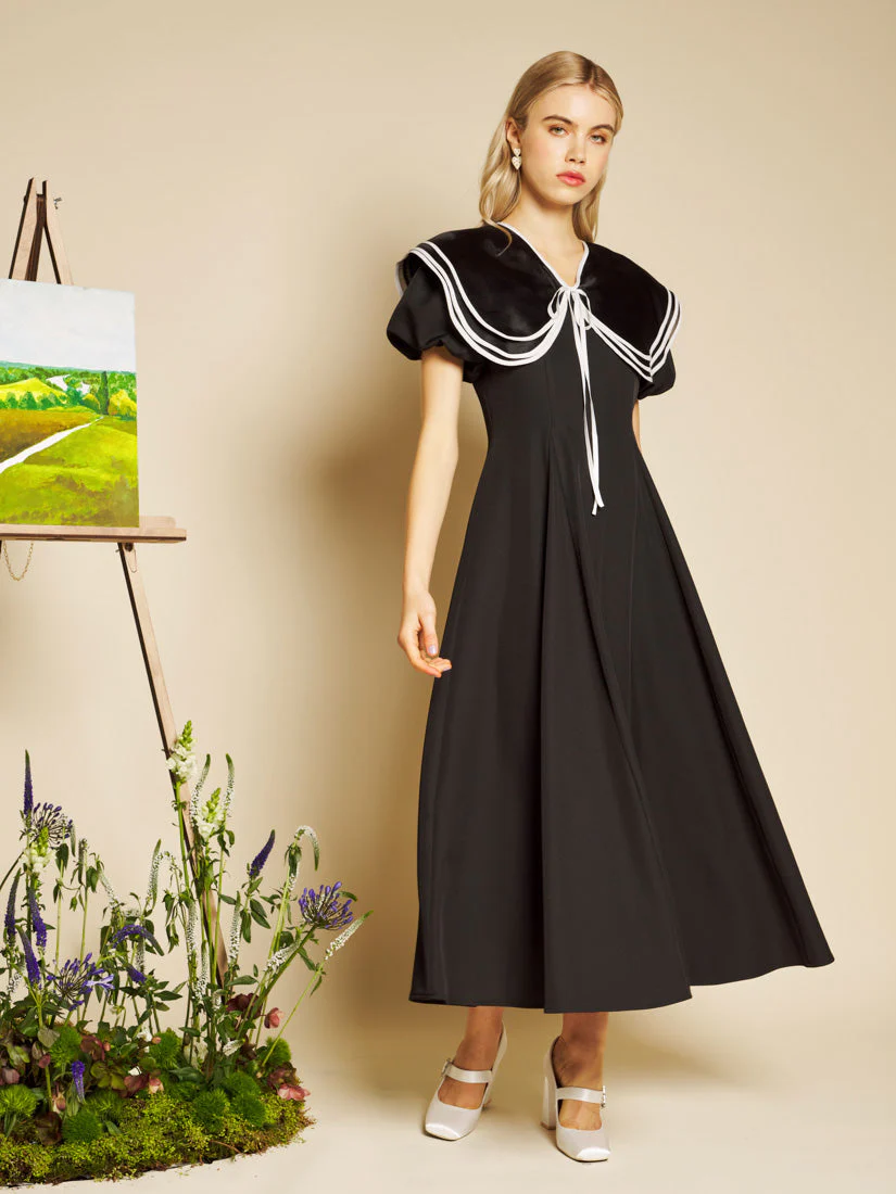Primrose Collar Midi Dress