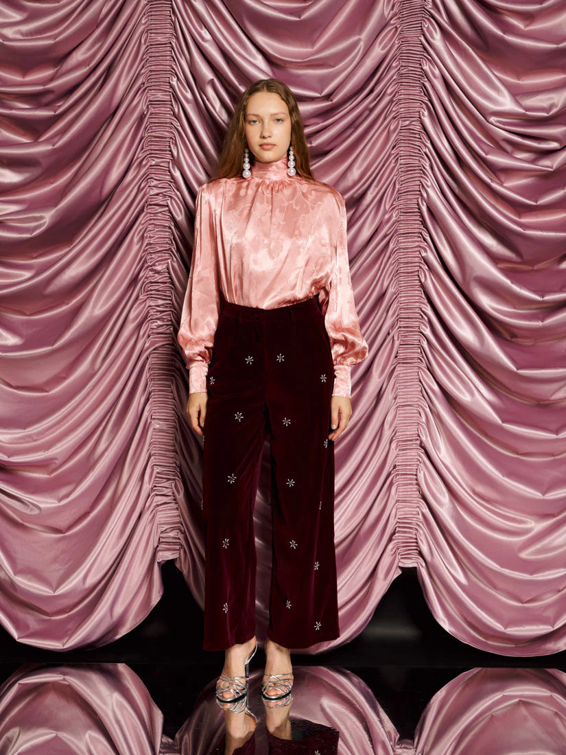 <b>DREAM</b> Satin Hour Bow Blouse - Image 4